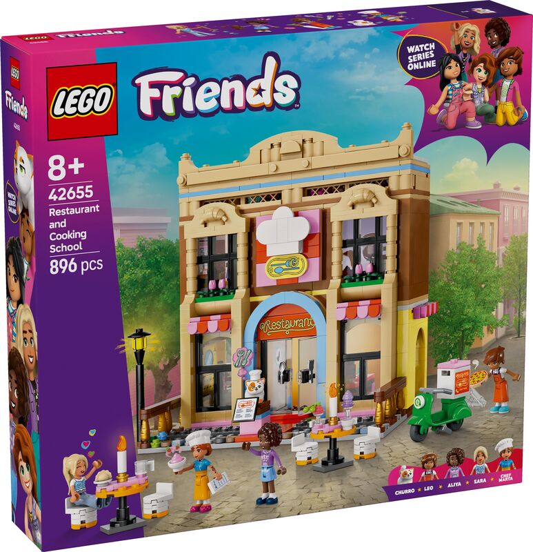 LEGO Friends Restaurant & Cooking School (42655)
