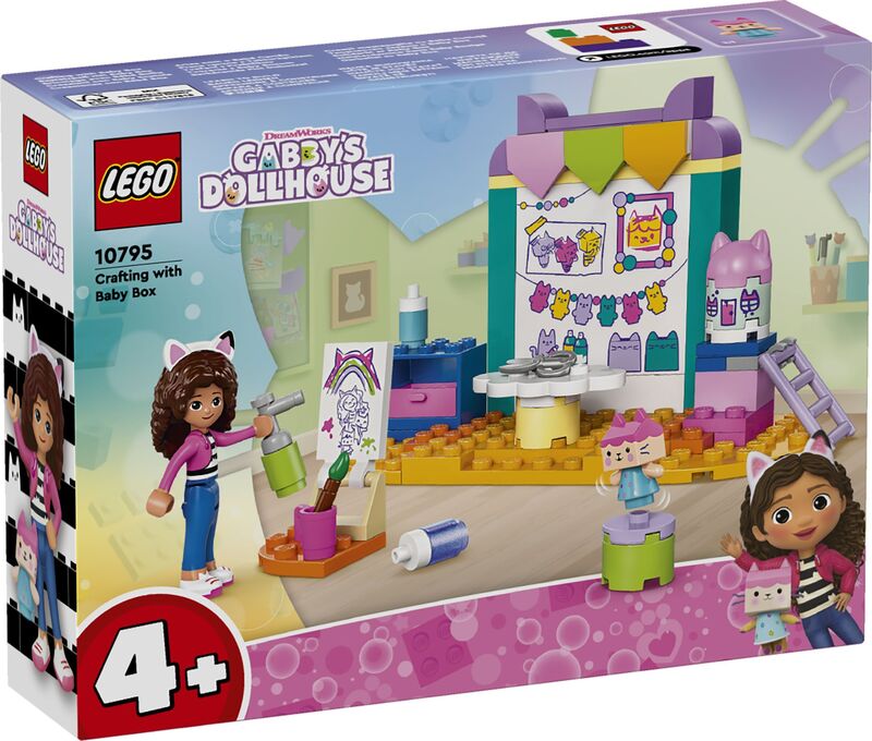 LEGO® Gabby's Dollhouse Crafting With Baby Box (10795)