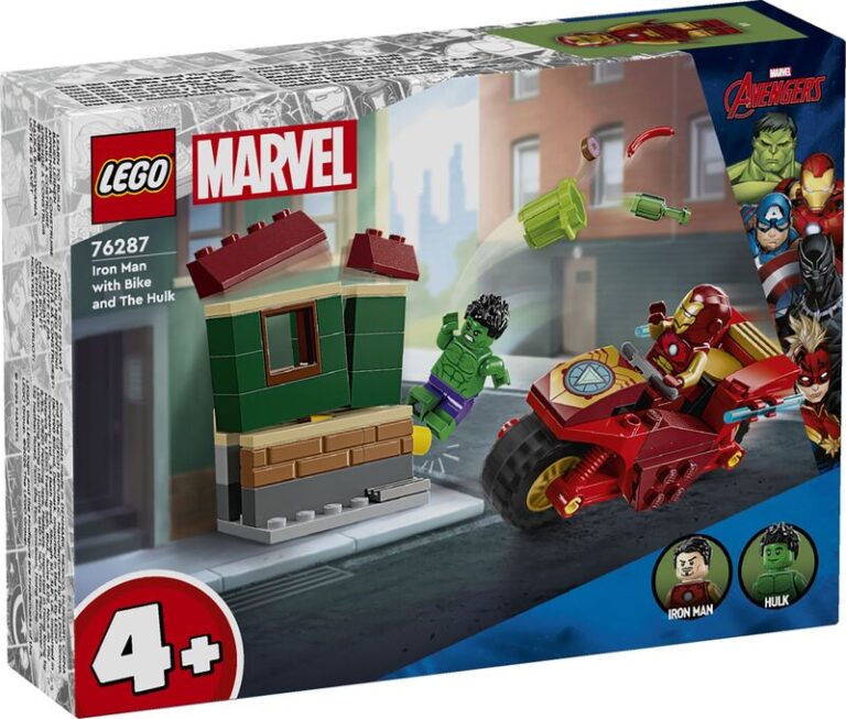 LEGO® Super Heroes Iron Man With Bike & The Hulk (76287)