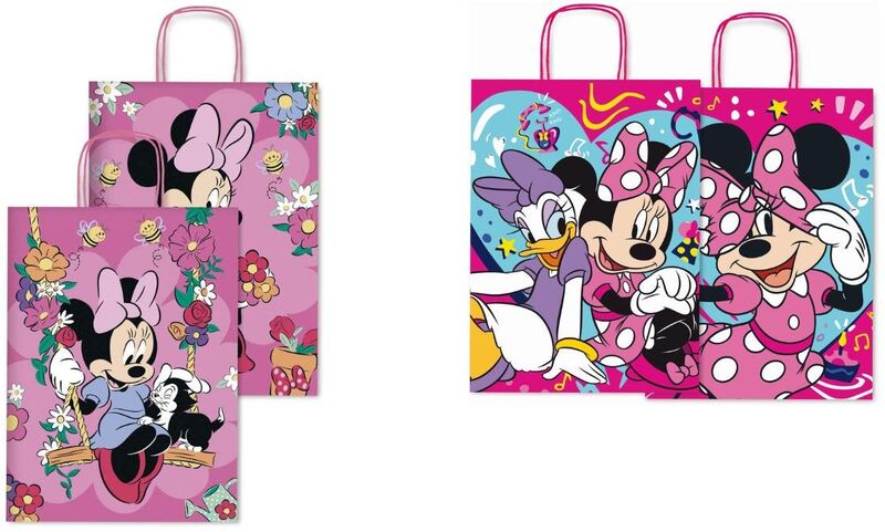 Sadoch Χάρτινη Τσάντα Minnie 16cm-2 Σχέδια-1Τμχ (WNA16610J)