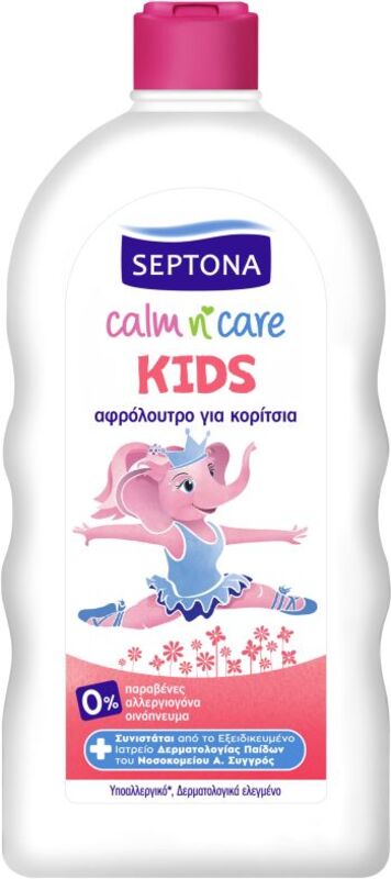 Septona Kids Calm N' Care Αφρόλουτρο Για Κορίτσια-750ml (1120010750003)