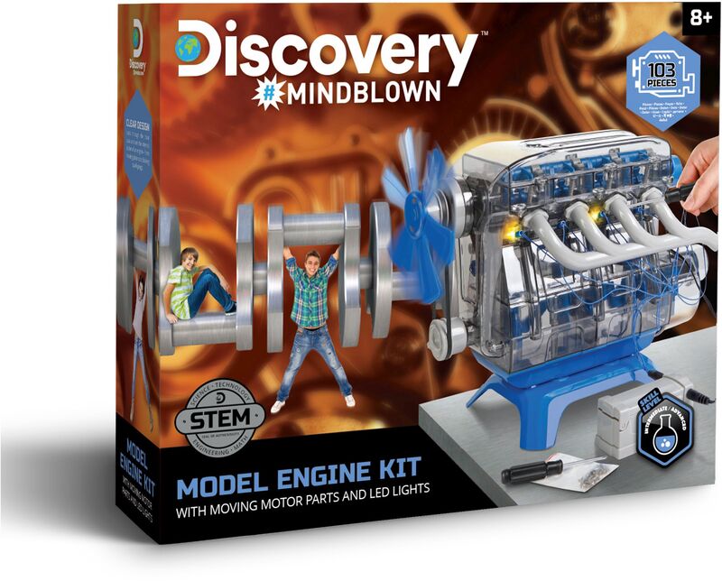 ThreeSixty Diy Kit Engine With Motor & Lights 103Τμχ (1423000781)