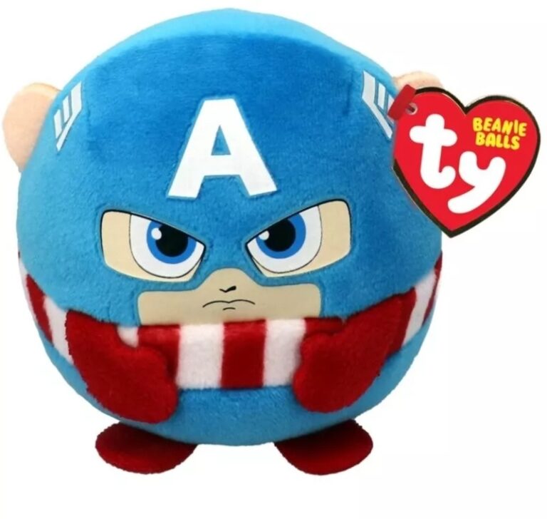 Λούτρινο Beanie Balls Captain America Marvel (1607-42562)