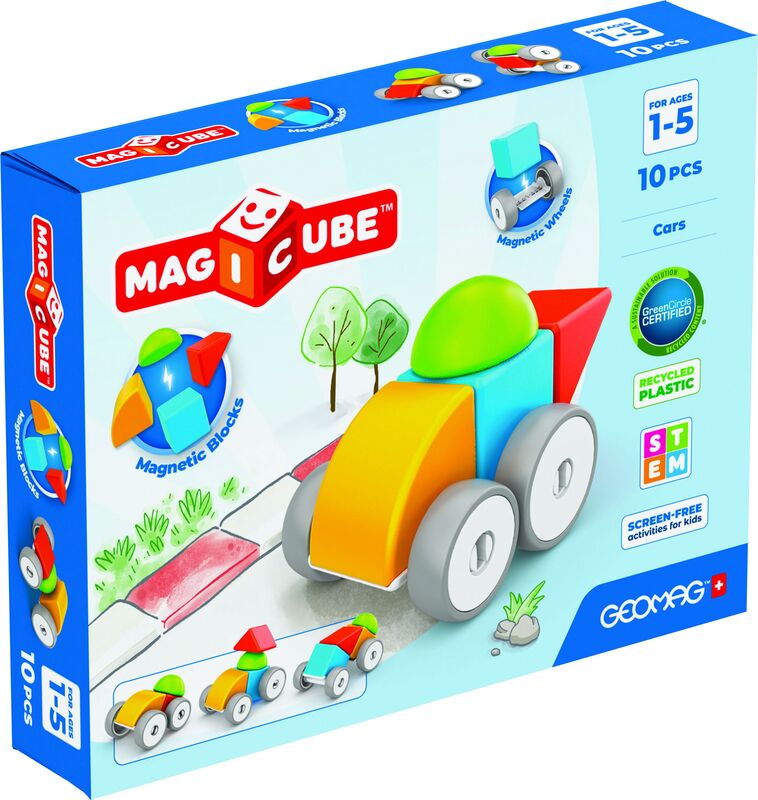 Geomag Magicube Magnetic Blocks Cars 10 (PF.331.308.00)