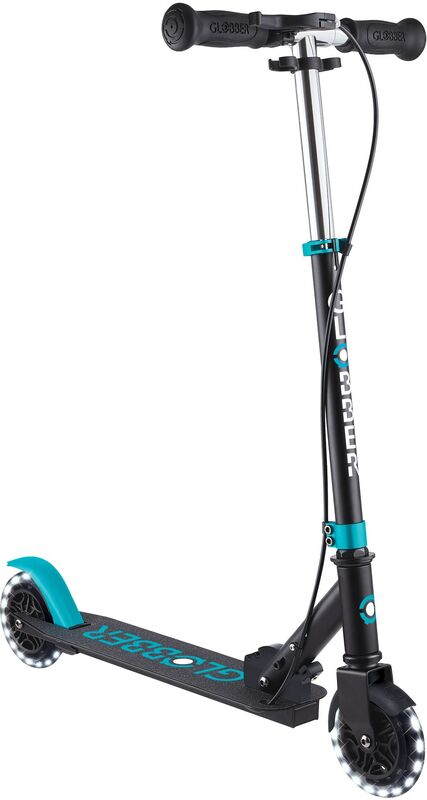 Globber Πατίνι Flow Element Junior Lights Black Teal (729-105)