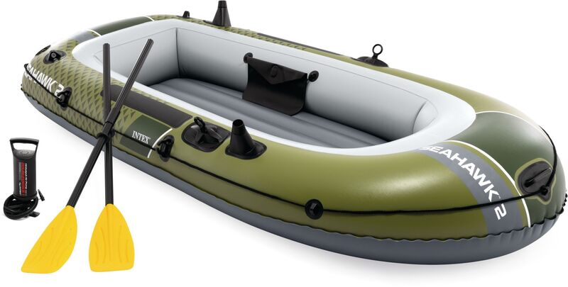 Intex Βάρκα 2 Ατόμων-Seahawk 2 Boat 236cmX114cmX41cm (66332NP)