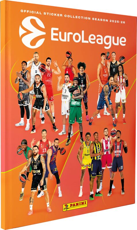 Panini Euroleague 26 Hard Cover Album Αυτοκόλλητα (PA.AL.EL.526)