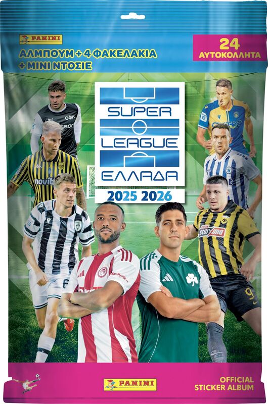 Panini Superleague 26 Starter Pack Αυτοκόλλητα (PA.AL.SU.026)